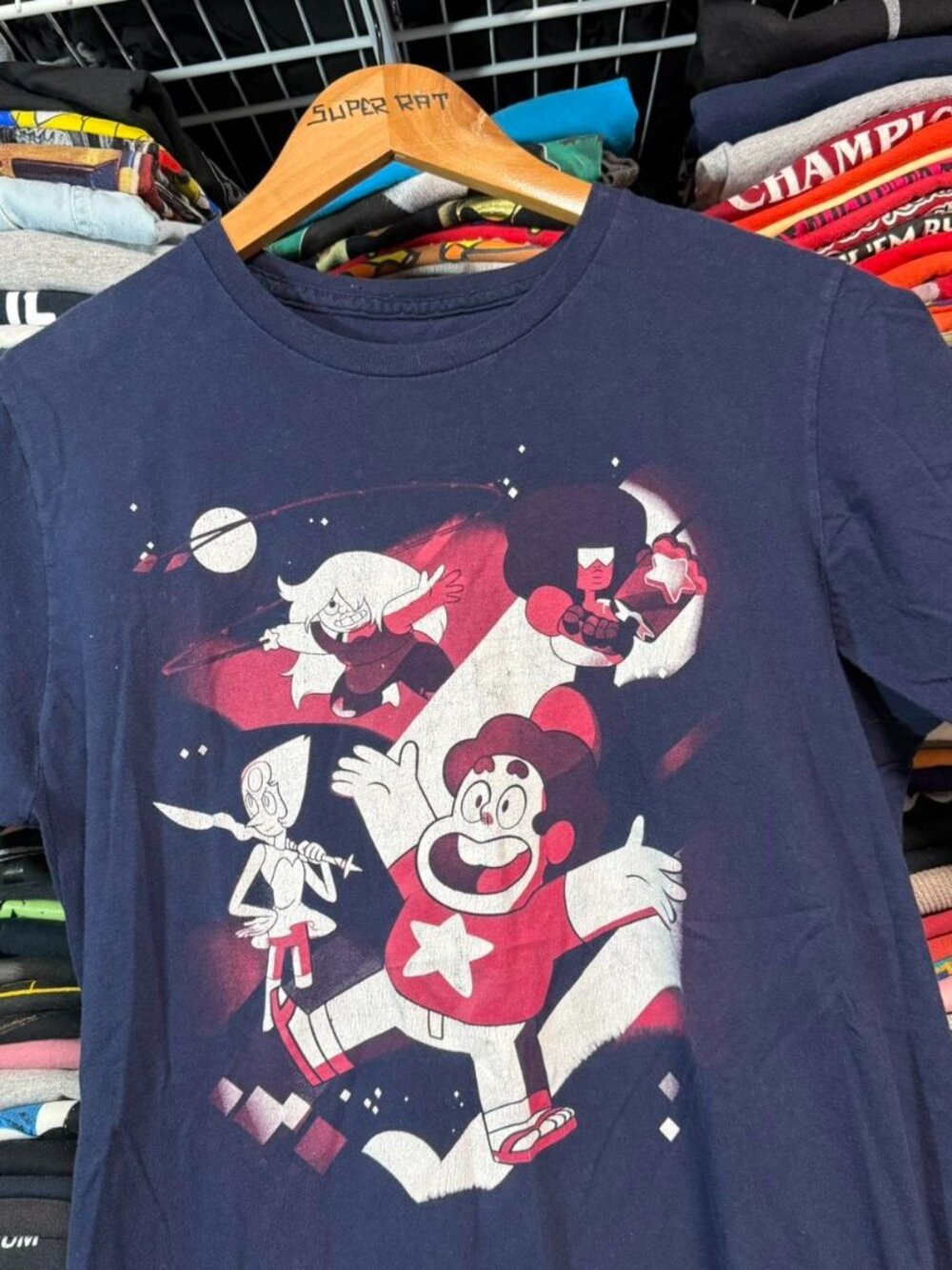 2017 Steven universe Cartoon Network graphic t shirt navy